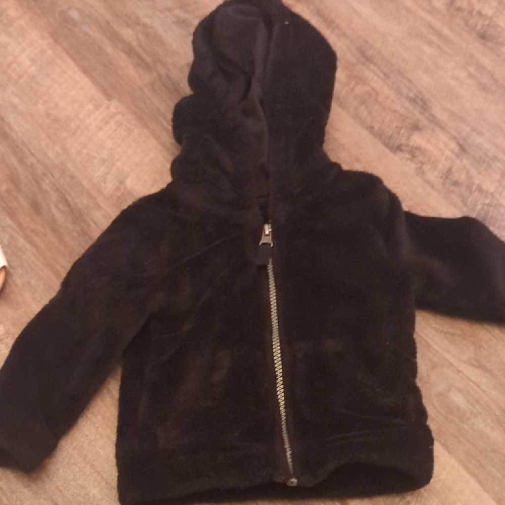 Carter's Black Fleece Hooded Jacket